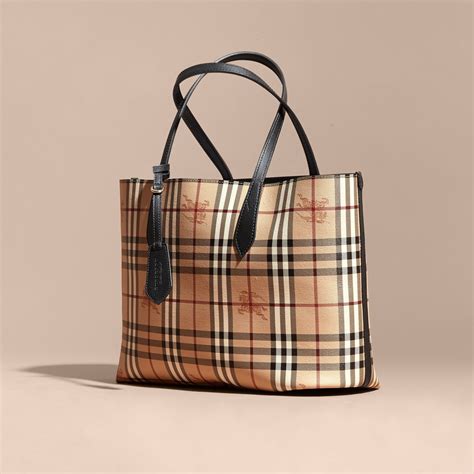 burberry double sided tote bag|burberry haymarket tote medium.